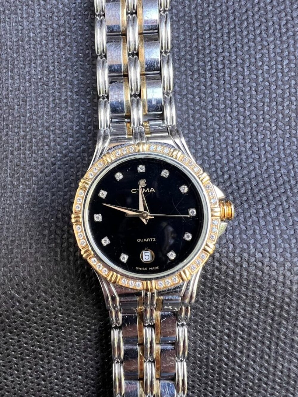 Ladies Cyma 18K Gold and Diamond Charisma watch